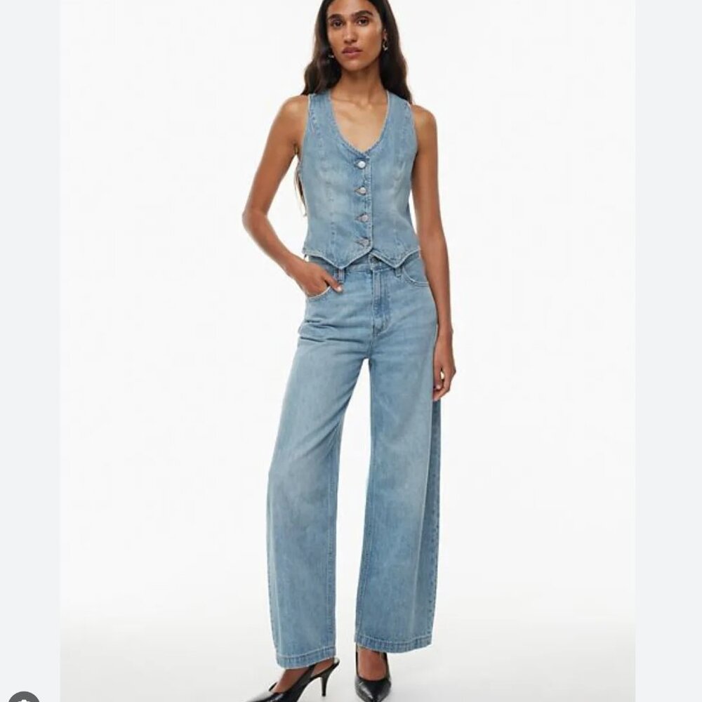 Denim Forum The Zoe Super Hi-rise Baggy Jean
